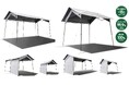 最大温度差-15℃のソーラーブロック(R)シリーズから、切妻屋根タープ2種＆専用遮光ウォール4種 新発売！