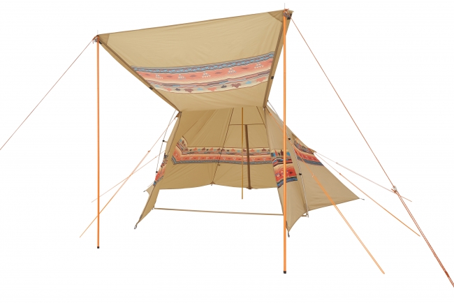 Tepee型テントに前室をプラス！新定番のワンポールテント「ナバホEX 