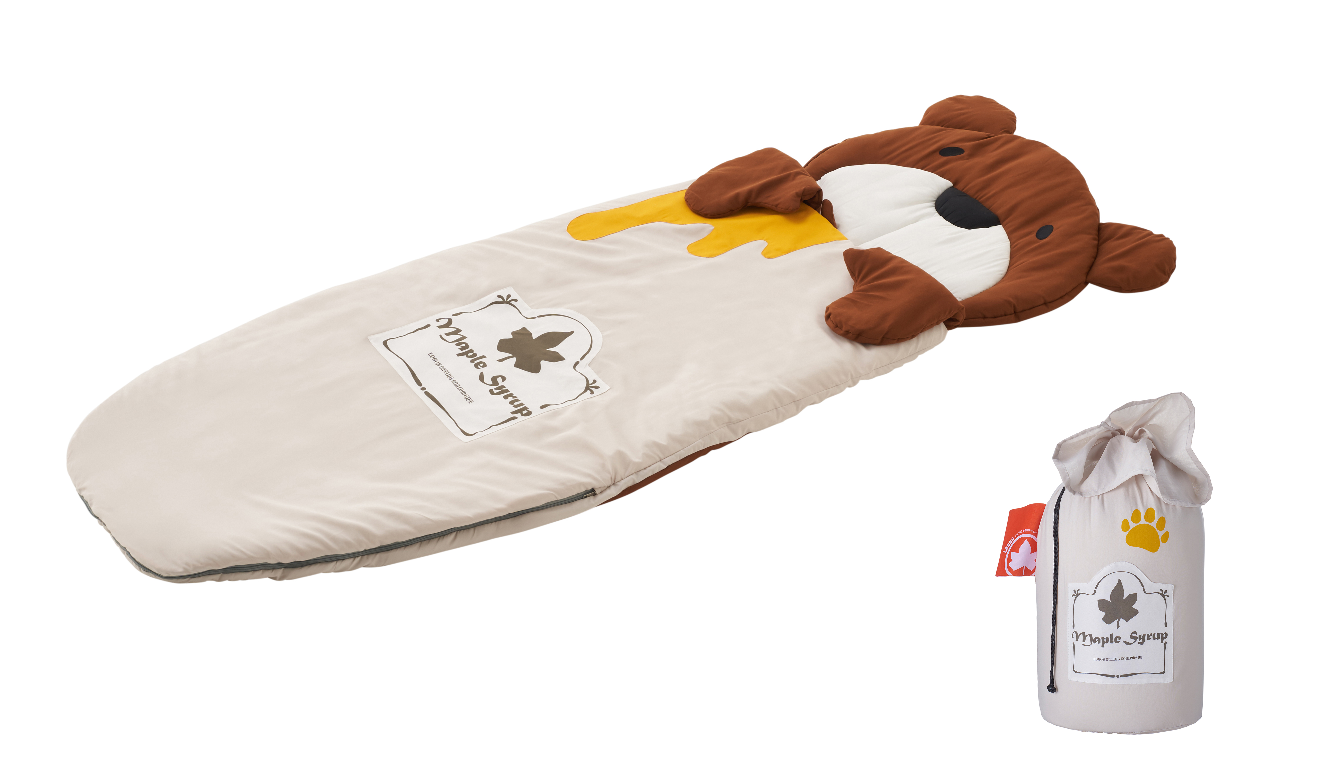 愛らしいくまさんをデザインした丸洗いできる寝袋「LOGOS くまさんシュラフ」新発売！｜株式会社ロゴスコーポレーションのプレスリリース