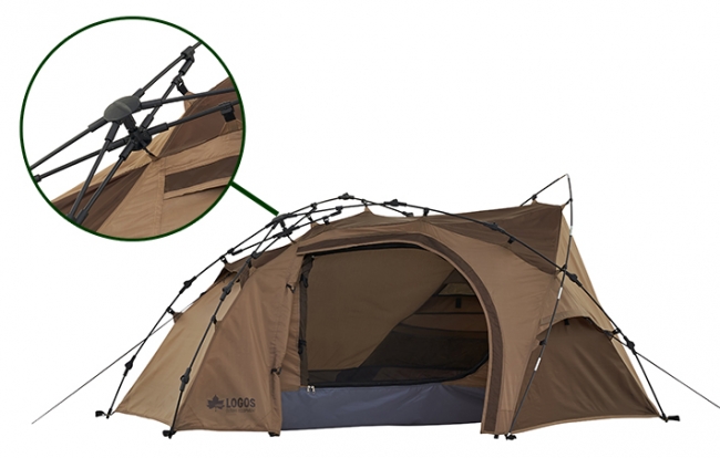たった3分の簡単設営テントが復活 軽量 コンパクトな1人用テント Neos Q Top リバイバルsolo Dome Bj 新発売 株式会社ロゴス コーポレーションのプレスリリース