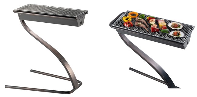 浮遊感ある新感覚BBQグリルにアンティークデザインが登場！「S grill