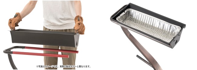 浮遊感ある新感覚BBQグリルにアンティークデザインが登場！「S grill