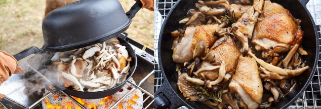 合体させて蒸し焼きにすれば、イタリアン料理のカッチャトーラも。