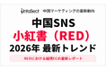 インタセクト、中国Z世代の消費変化を背景に、中国で大人気のSNS『小紅書（RED）』の2026年最新トレンドを解説