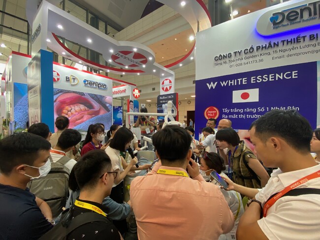 VIDEC2023（Vietnam International Dental Exhibition & Congress）出展時の様子
