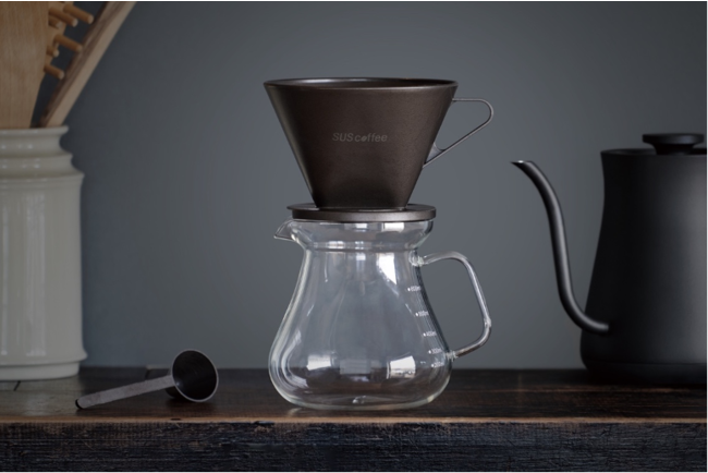 SUS coffee dripper 【希望小売価格】660円（税込） ※ガラスのサーバーはつきません