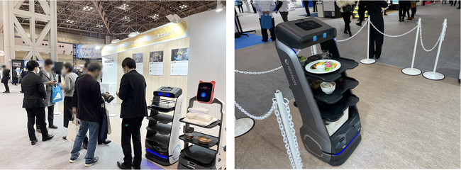 前展示会の様子。ロボットのプロがお客様にあった製品をご案内