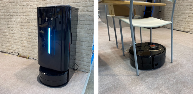 前展示会の実演ブースの様子 前展示会の実演ブースの様子