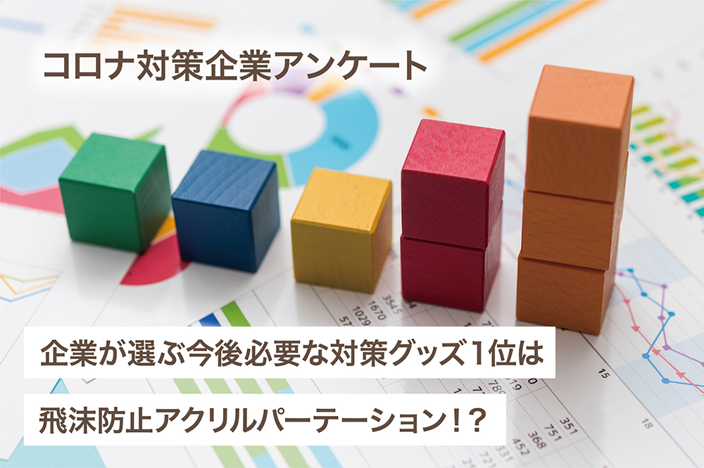 コロナ対策企業アンケート 企業が選ぶ今後必要な対策グッズ１位は飛沫防止パーテーション アイグッズ株式会社のプレスリリース