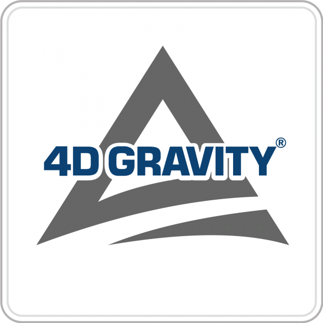 重心制御技術「4D GRAVITY®」ロゴ
