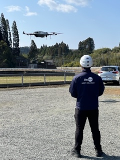 日置市高山地区で荷物を配送する 物流専用ドローン”AirTruck” 日置市高山地区で荷物を配送する 物流専用ドローン”AirTruck”