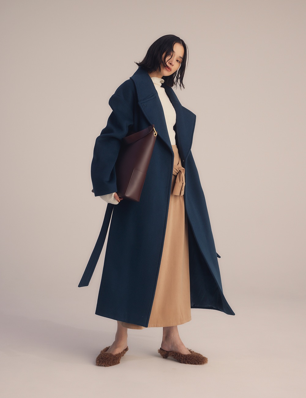 Randeboo Basic wool long coat