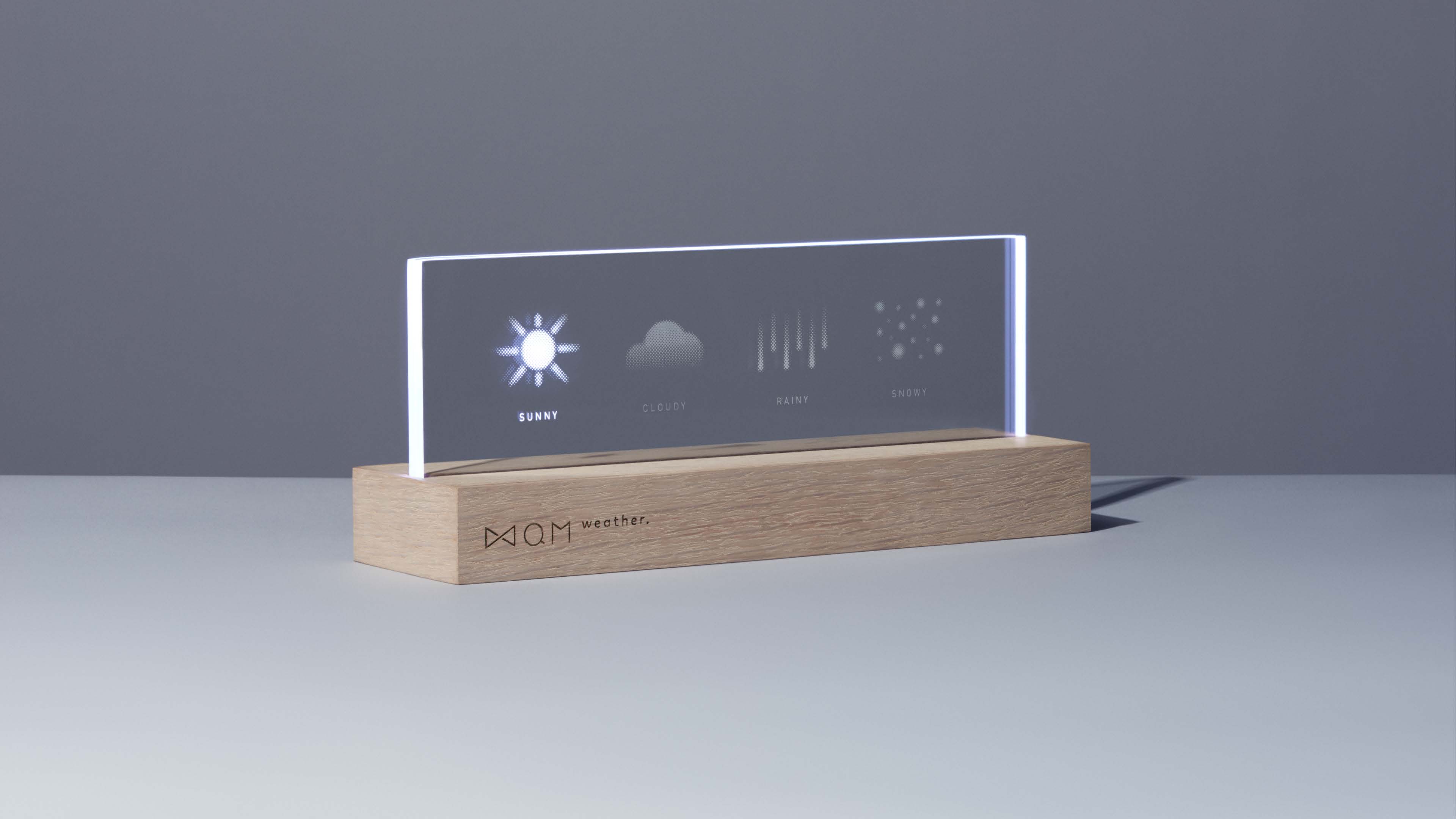 天気を感じるIoTサイネージ『QM weather.』が「Red Dot Design Award