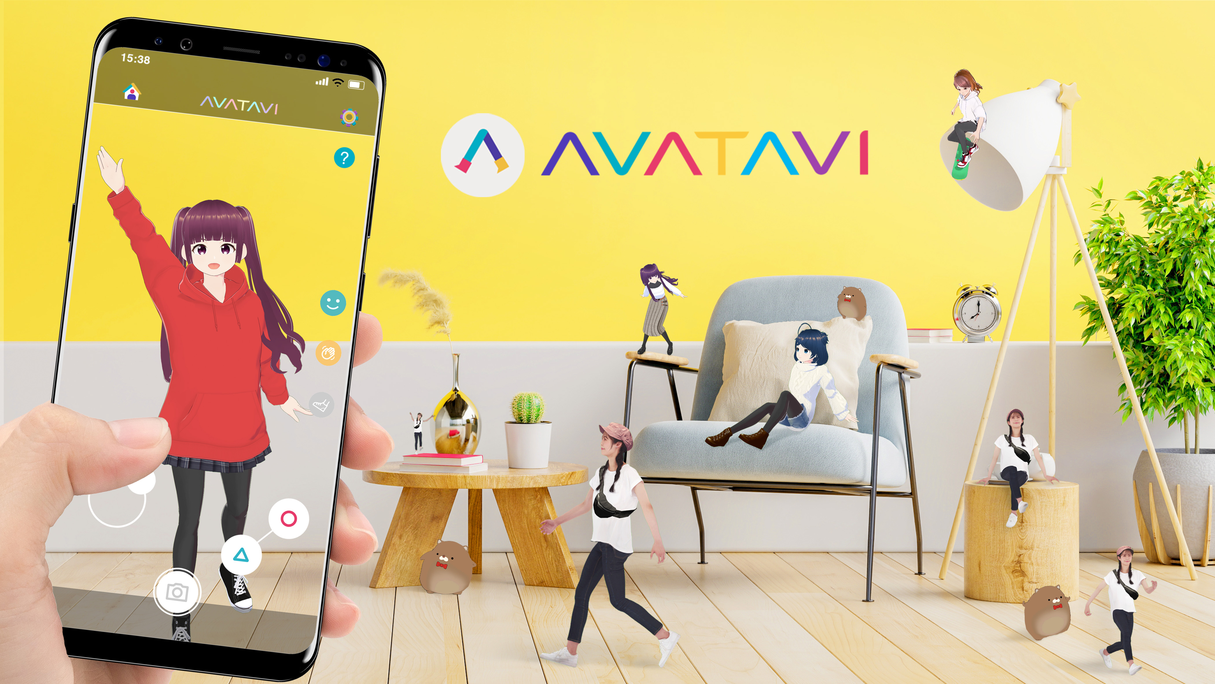 Arで好きなキャラクターと旅するアプリ Avatavi アバタビ Android版も配信開始 Curiosity株式会社のプレスリリース