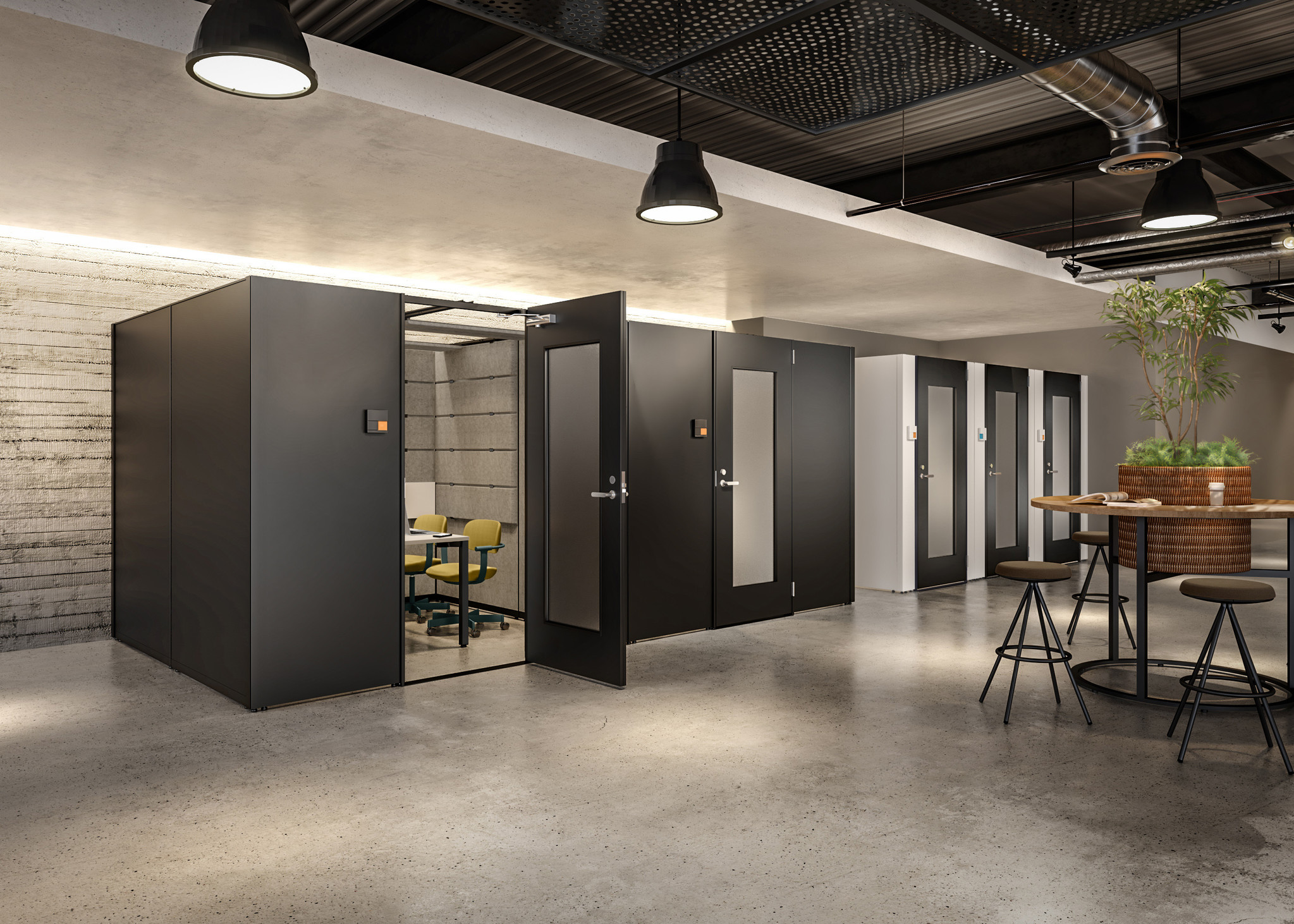 【新製品】工事不要で手軽に施工が可能。 会議に最適なローパーテーションブース「Light Booth （ライトブース）」新発売｜株式会社