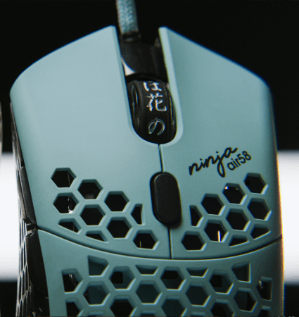 PC周辺機器美品 FINALMOUSE ファイナルマウス ninja air58 ゲーミングマウス 有線 eスポーツ HM350C