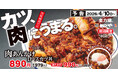 カツ、肉にうまる。全力飯かつや。ボリューム満点「肉あんかけロースカツ丼」新登場！
