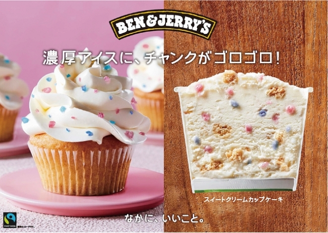 人気no 1コットンキャンディーの姉妹フレーバー登場 カップケーキをアイスに閉じ込めた スイートクリームカップケーキ Story ストーリィ オフィシャルサイト