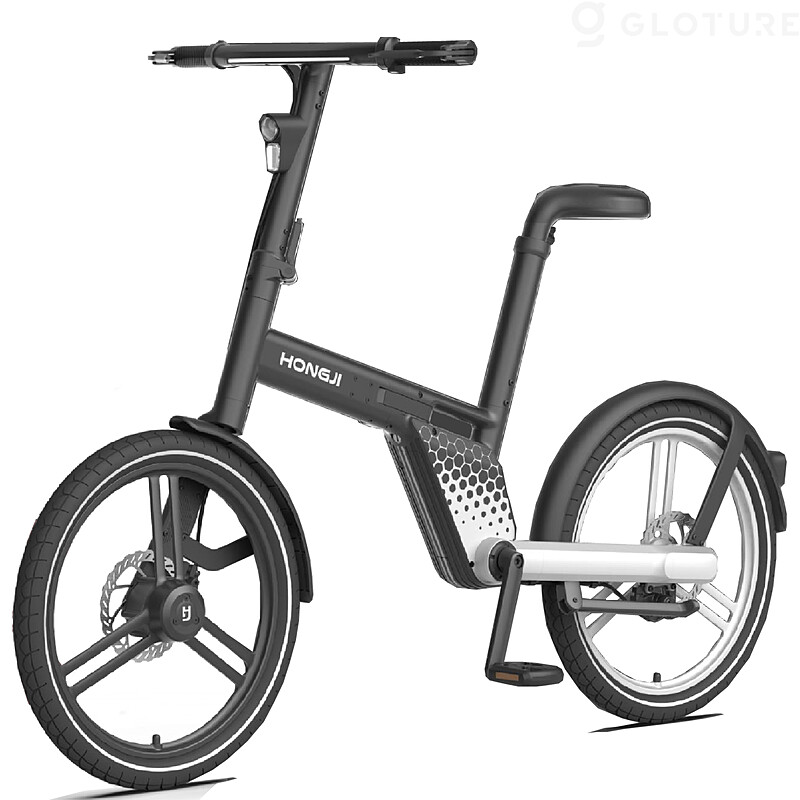 HONBIKE 電動折りたたみ自転車blackblack - 自転車