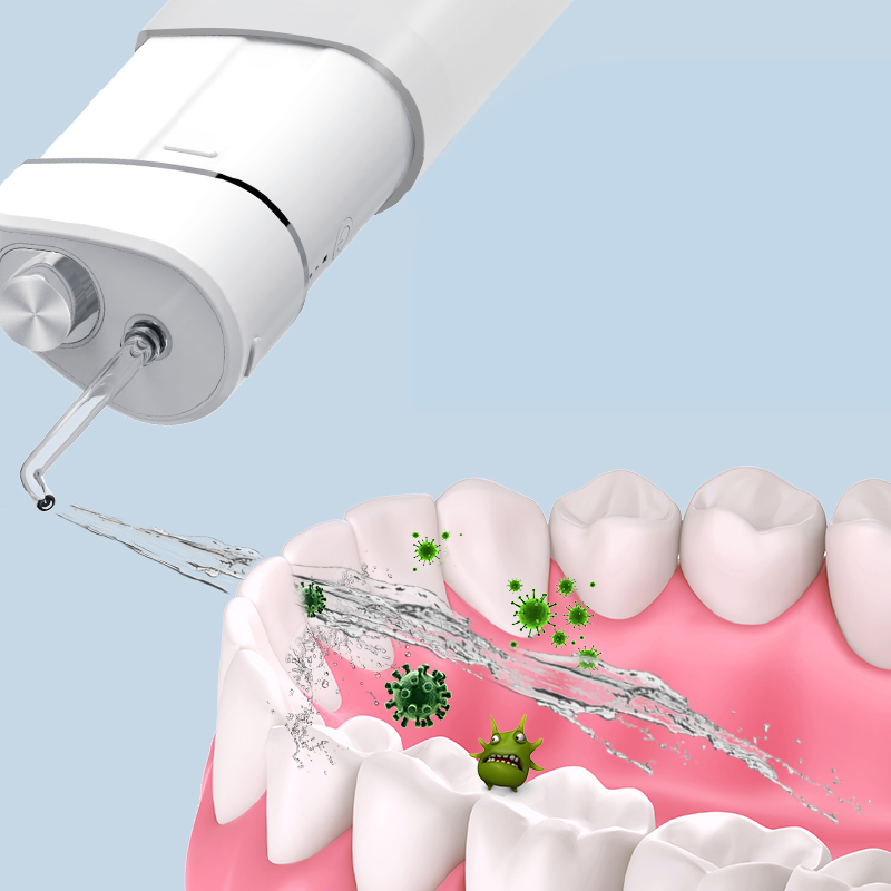 パワフルな水流で汚れをすみずみまで落とす！ワイヤレス口腔洗浄