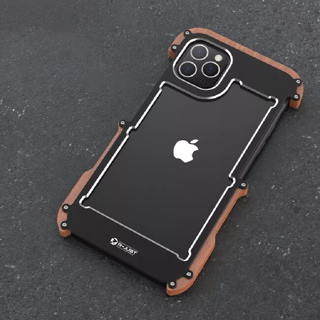 【iPhone 14シリーズ対応の新モデルが登場！】アルミニウム×木製のスタイリッシュなiPhone専用バンパーケース「GeeCaseX1