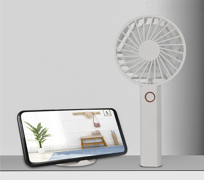 入荷しました お得な2個セット Usbポータブル扇風機 Hblink Y6 スマートフォンの置き台にも 株式会社glotureのプレスリリース