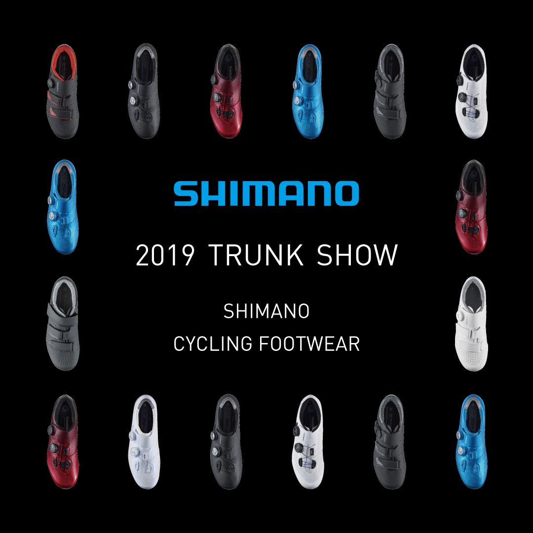 シマノのサイクリングシューズの世界観とフルラインアップがご覧いただけるプレミアムな展示会 Shimano Cycling Footwear Trunk Show 19 開催 シマノセールス株式会社のプレスリリース