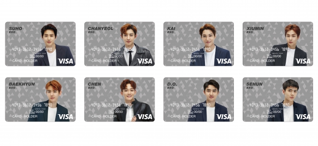 SMTOWN VISA PREPAID から待望のEXOカードが発売！！発売記念W