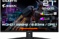 GIGABYTEから、応答速度0.03ms＆リフレッシュレート500Hzの有機EL(QD-OLED) ゲーミングモニター『AORUS FO27Q5P』をはじめ、ゲーミングモニター5製品発売