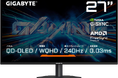 高精細で滑らかなゲーム映像を実現。GIGABYTEから27インチQHDゲーミングモニター2製品を発売。240Hz QD-OLEDモデルと最大210Hz SuperSpeed IPSモデル