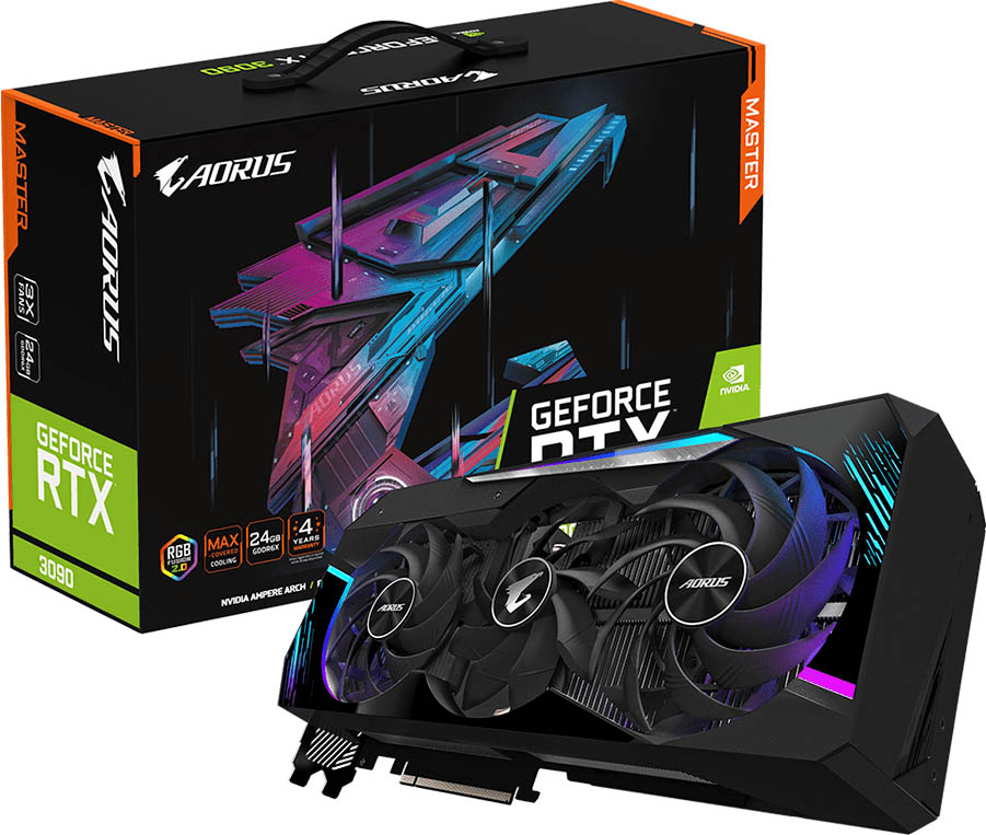 GIGABYTE製 GeForce RTX 3090、RTX 3060 Ti 搭載 グラフィックボード