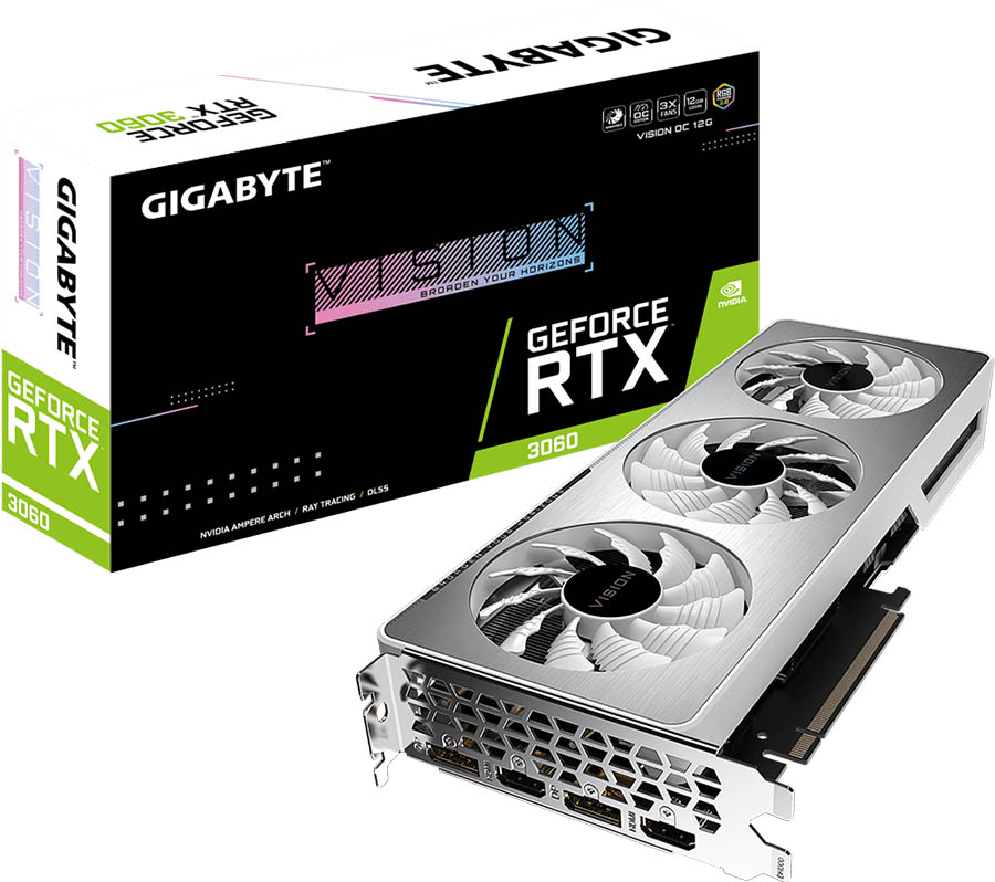 GIGABYTE製 GeForce RTX 3060 搭載 グラフィックボード 発売