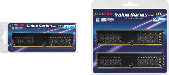 CFD Panramメモリシリーズから、デスクトップ用 DDR4-2666 CL19