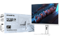 GIGABYTEから、ホワイトカラーのフレームデザインのQHD解像度(2560x1440)の27インチ 液晶ゲーミングモニター『GIGABYTE M27QA ICE』を発売
