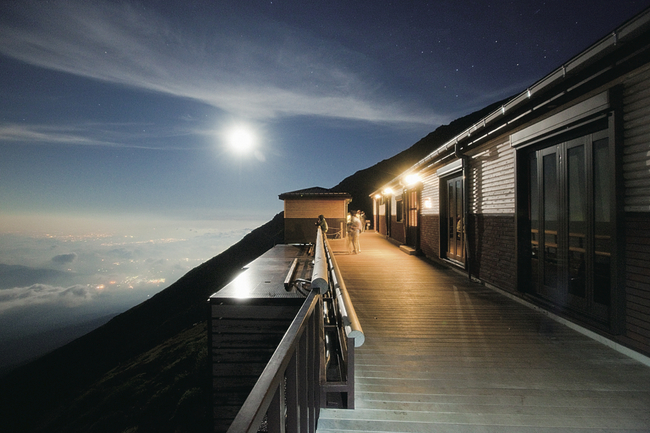 七合目山小屋　『東洋館』 夜景