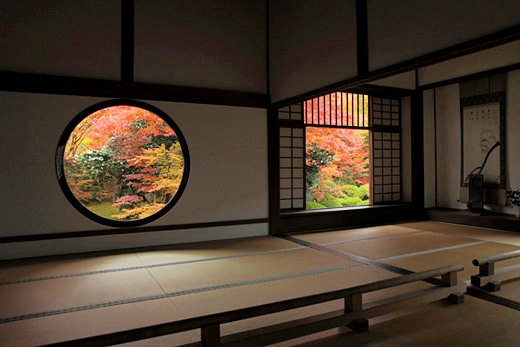 源光庵の「悟りの窓」(京都)
