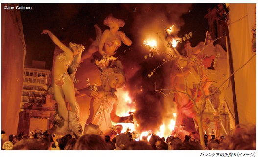 バレンシアの火祭り