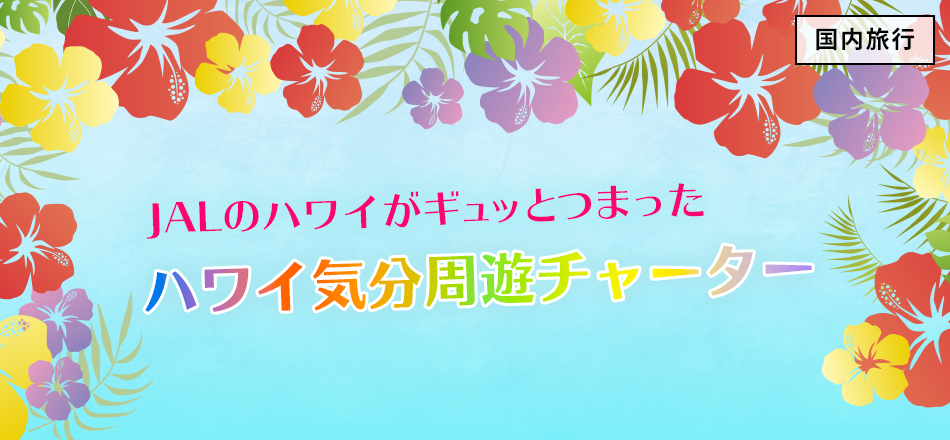 ジャルパック Jalチャーター便利用 Jalのハワイがギュッとつまった ハワイ気分周遊チャーター 10月21日 水 14時 抽選応募受付開始 株式会社 ジャルパックのプレスリリース