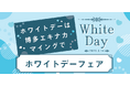 【ホワイトデーは博多エキナカマイングで！】総勢７店舗が大集合「ホワイトデーフェア2026」JR博多駅１階にて、3/6(金)～3/15(日)開催