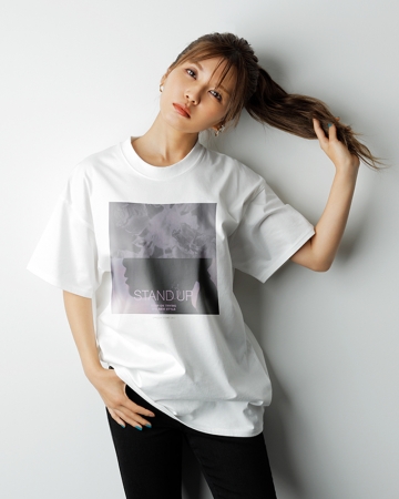 宇野実彩子　lavanda tシャツ