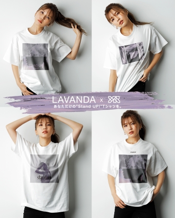 ラバンダ　lavanda  宇野実彩子　プロデュース　白　Tシャツ フリーサイズ