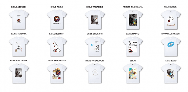 Exileメンバーもカスタムデザイン Yr Liveでつくる 世界に一つだけの自分専用ツアーtシャツ 24karats とのコラボでオンライン販売開始 株式会社yr Japanのプレスリリース