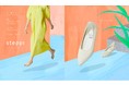 オンワードが2年かけて独自開発、使用済ペットボトルなどのリサイクル素材用いた片足わずか120ｇの洗える超軽量ニットパンプス＆スニーカーを9,990円で販売
