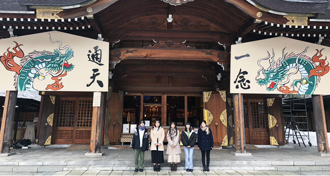 【新潟デザイン専門学校】大迫力の大絵馬！１５年連続！本学生が新潟縣護国神社の大絵馬を制作