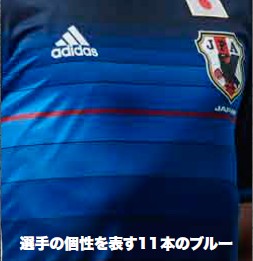 adidas PRODUCT NEWS】サッカー日本代表ユニホーム 2016 HOME/AWAY