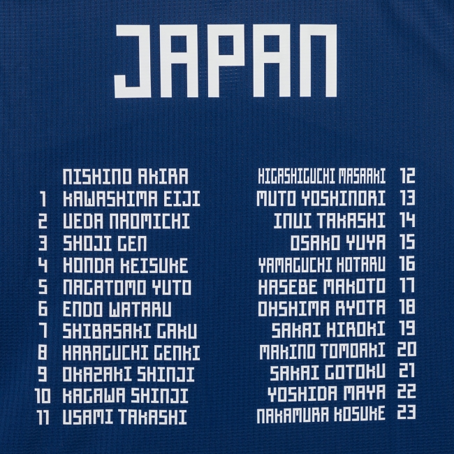 サッカー日本代表の18 Fifaワールドカップ ロシア ベスト16の軌跡を刻んだ メモリアル勝色ユニフォーム の販売を開始 アディダス ジャパン株式会社のプレスリリース