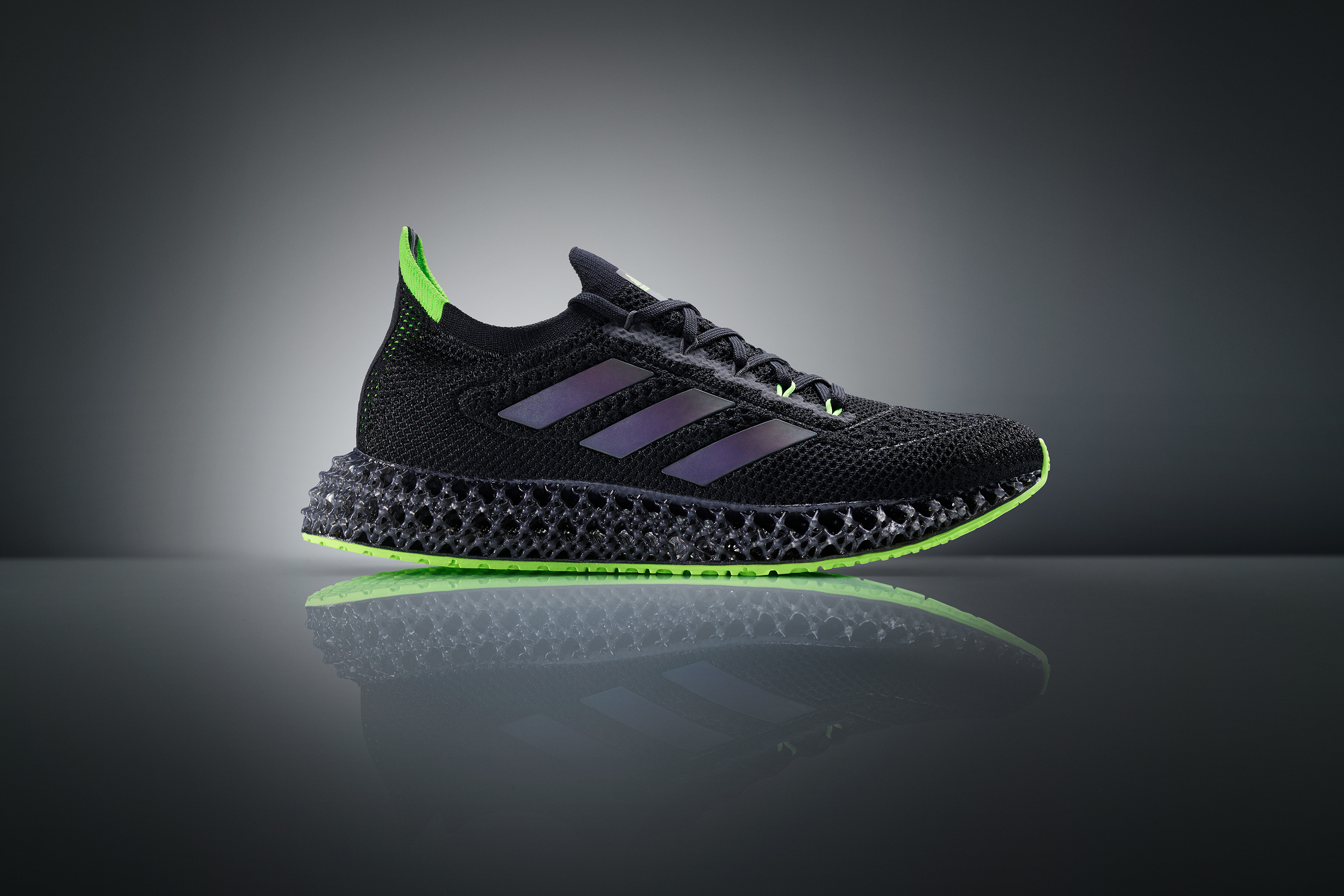 adidas 4DFWD ランニングシューズ 黒-