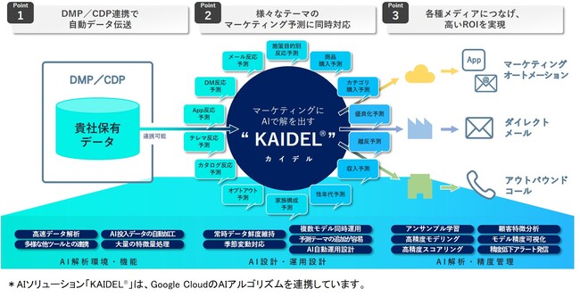 AIソリューション「KAIDEL(R)」の概要　(C) TOPPAN INC.
