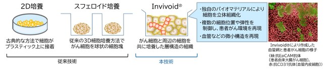 従来技術と「invivoid(R)」の特徴について