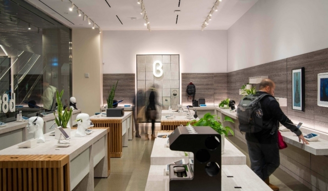 b8ta　店舗内イメージ